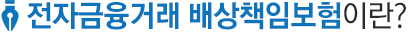 전자금융거래 배상책임보험이란?